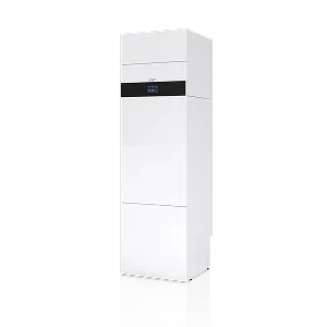 Produktbild på IVT:s frånluftsvärmepump Vent 402, fristående mot vit bakgrund.